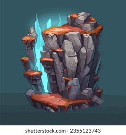 a bunch of rocks magical, ui, alien, user, interface fantasy glow earth play