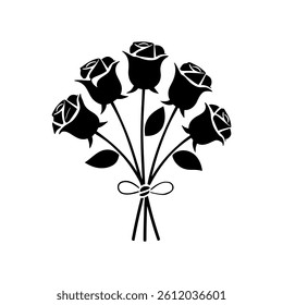 A Bunch Of Roses With White Background.
