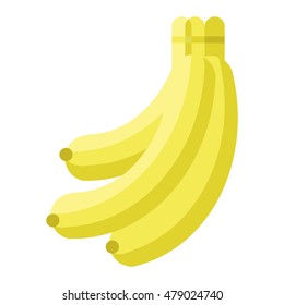 Bunch of tropical bananas