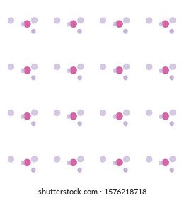 Bunches of bubbles, seamless vector repeat pattern pink and purple bubbles on white background, surface pattern design