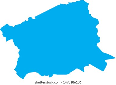 Buncombe map in the State of North Carolina
