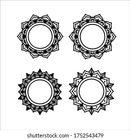 bunde mandala for id cards, covers or books.