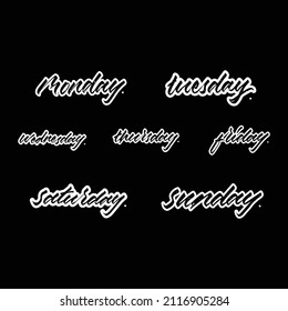 bundel day vector design sticker inspiration	