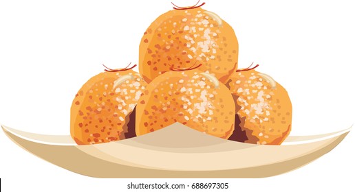 Bundi Laddoo Vector