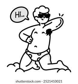 Pacote de 16 ícones de estilo Doodle criativo 

