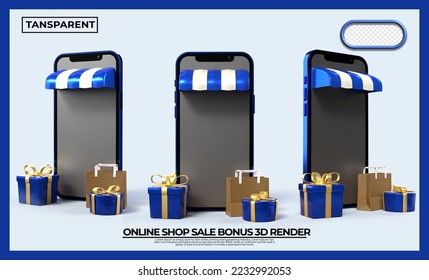 bundle of 3D render flash sale discount mockup podium online shop discount hot deal, gift, mobilphone, discount, blackfriday