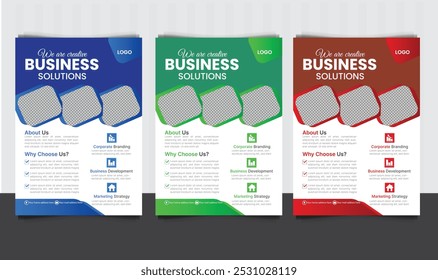 a bundle a4 modern corporate flyer template