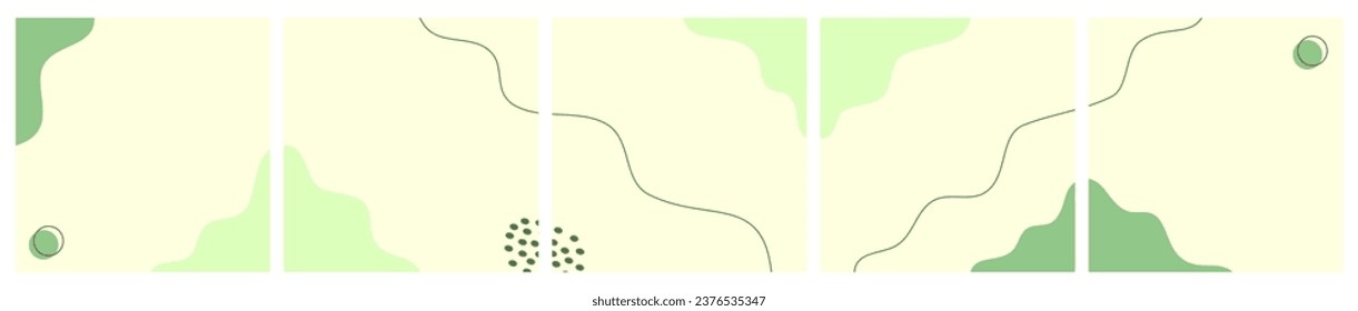 Bundle of Abstract Seasonal Background for Social Media Post, ad, Sale, Banner, Microblog, Carousel Template, Card.