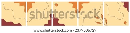 Bundle of Abstract Seasonal Background for Social Media Post, ad, Sale, Banner, Microblog, Carousel Template, Card.