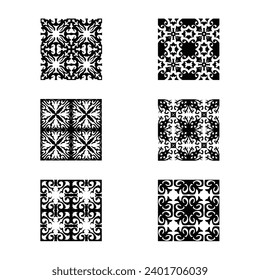 Bundle aesthetic nature art object pattern for background elements