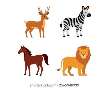 Bundle of Animals vector illusteation