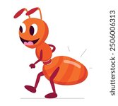 Bundle of Ant Mascot Flat Stickers 

