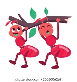 Paquete de Pegatinas Planas de Ant Mascot 


