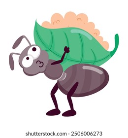 Bundle of Ant Mascot Flat Stickers 

