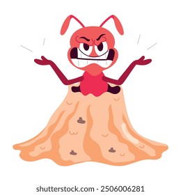 Paquete de Pegatinas Planas de Ant Mascot 

