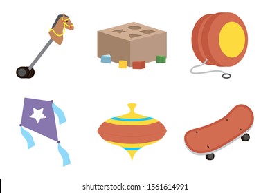 bundle of baby toys set icons vector illustration design