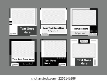 Bundle of Beautiful Professional Social Media Post Templates