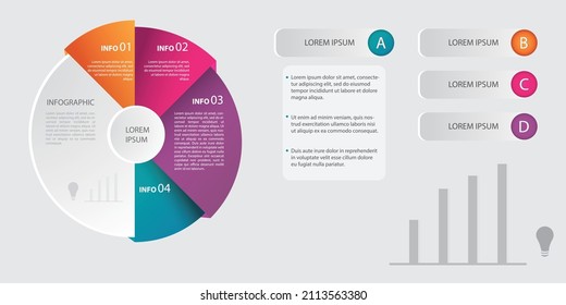 Bundle business and finance infographics presentation slide template. Chart, diagram scheme, design templates. Vector infographic set.