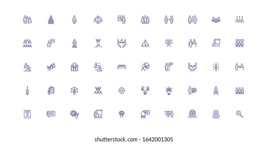 bundle of business people set icons vector illustration design