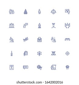 bundle of business people set icons vector illustration design