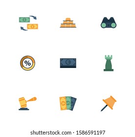 bundle of business set icons vector illustration design