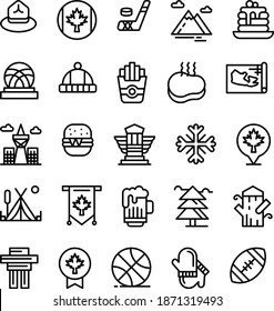 bundle of Canada set icons vector illustration design
.