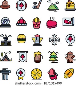 bundle of Canada set icons vector illustration design
.