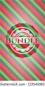 Bundle christmas badge background.