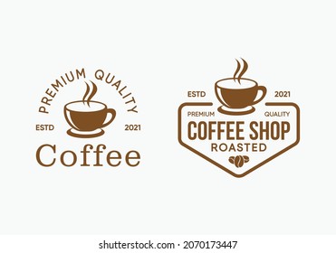 bundle coffee shop logo design inspirations 
