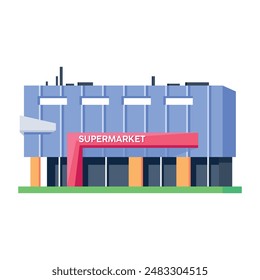 Paquete de Centros Comerciales Iconos Isométricos 

