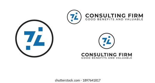 bundle consulting firm logo vector design for business, construction and company. consultant and firm law logo concept. 