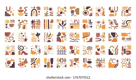 bundle of contemporary arts works set icons vector illustration design