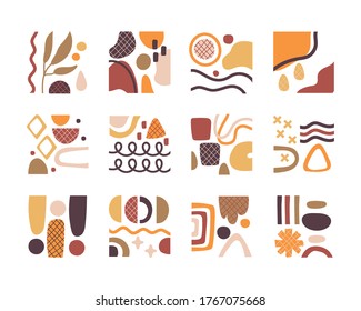 bundle of contemporary arts works set icons vector illustration design