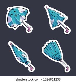 Bundle Cute Face Umbrella Condition