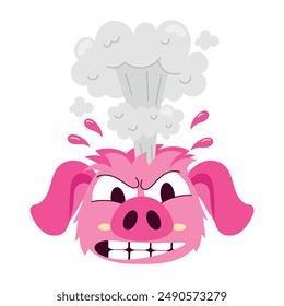 Bundle of Cute Hog Flat Stickers 

