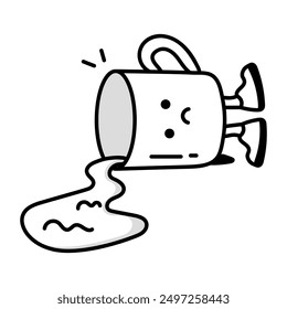 Bundle of Cute Mascots Doodle Icons 

