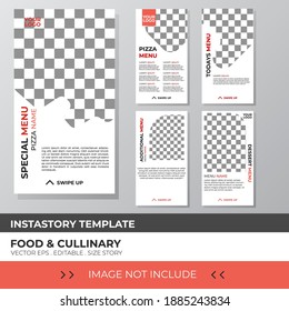 Bundle of editable food promotion social media post design template, and web internet ads  Premium Vector, feed promotional ads. Readn, orange color Layout. vector illustration