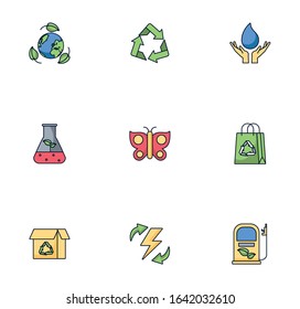 bundle of environment set icons vector illustration design