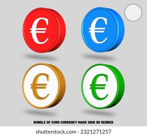 FUNDAMENTO DE LA RENTA 3D DE LA MARCA DE MONEDA DEL EURO