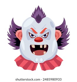 Bundle of Evil Face Flat Vectors 

