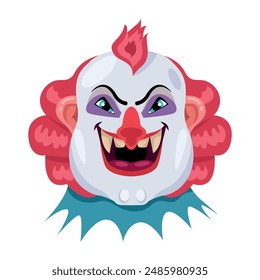 Bundle of Evil Face Flat Vectors 

