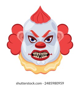 Bundle of Evil Face Flat Vectors 

