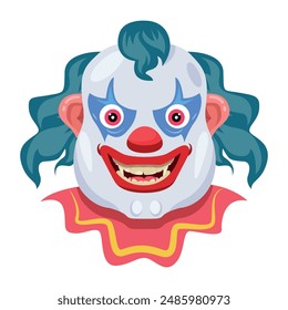 Bundle of Evil Face Flat Vectors 

