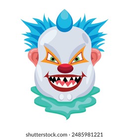 Bundle of Evil Face Flat Vectors 

