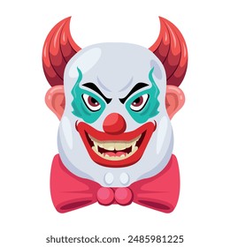 Bundle of Evil Face Flat Vectors 

