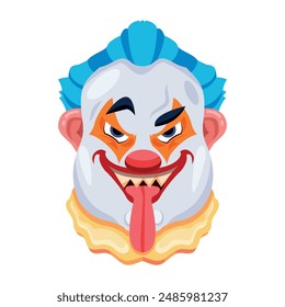 Bundle of Evil Face Flat Vectors 

