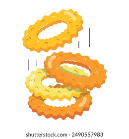 Bundle of Food Items Flat Stickers 

