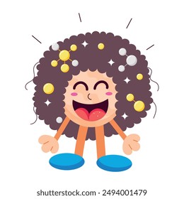 Bundle of Hairstyling Flat Stickers 

