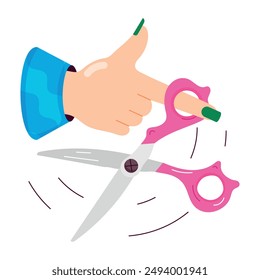 Paket von Hairstyling Flat Stickers 

