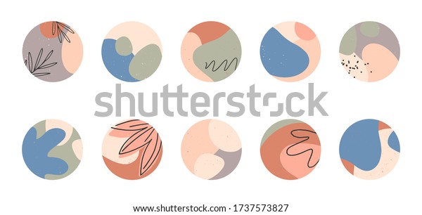 Bundle Highlights Coversmodern Vector Layouts Hand Stock Vector ...